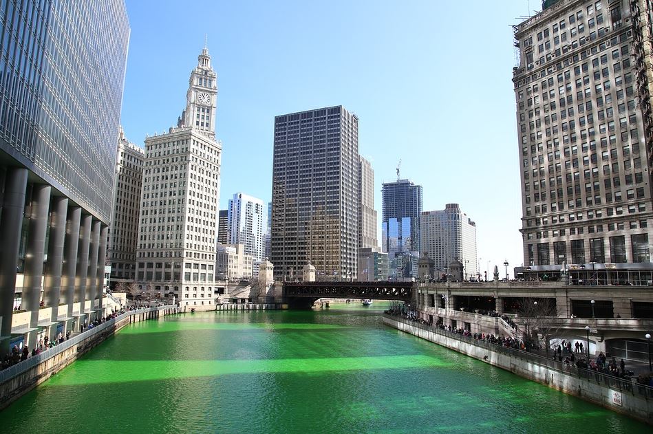 saint paddys day parade chicago illinois